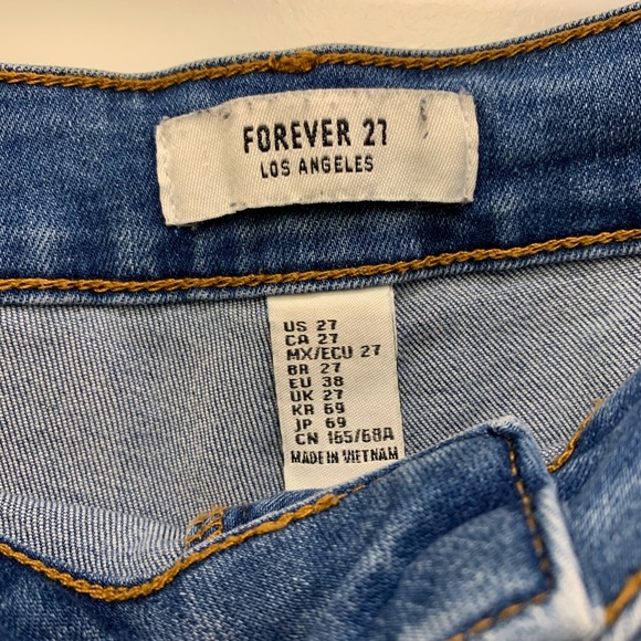 Mid-rise jean shorts - Picture 2 of 3